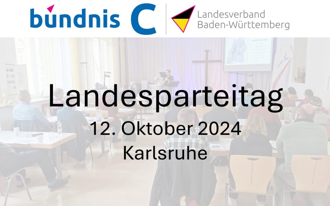 Landesparteitag am 12. Oktober 2024