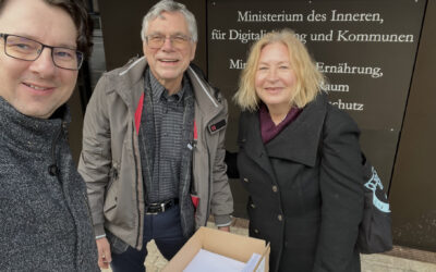 Geschafft. Unterlagen für Landesliste eingereicht